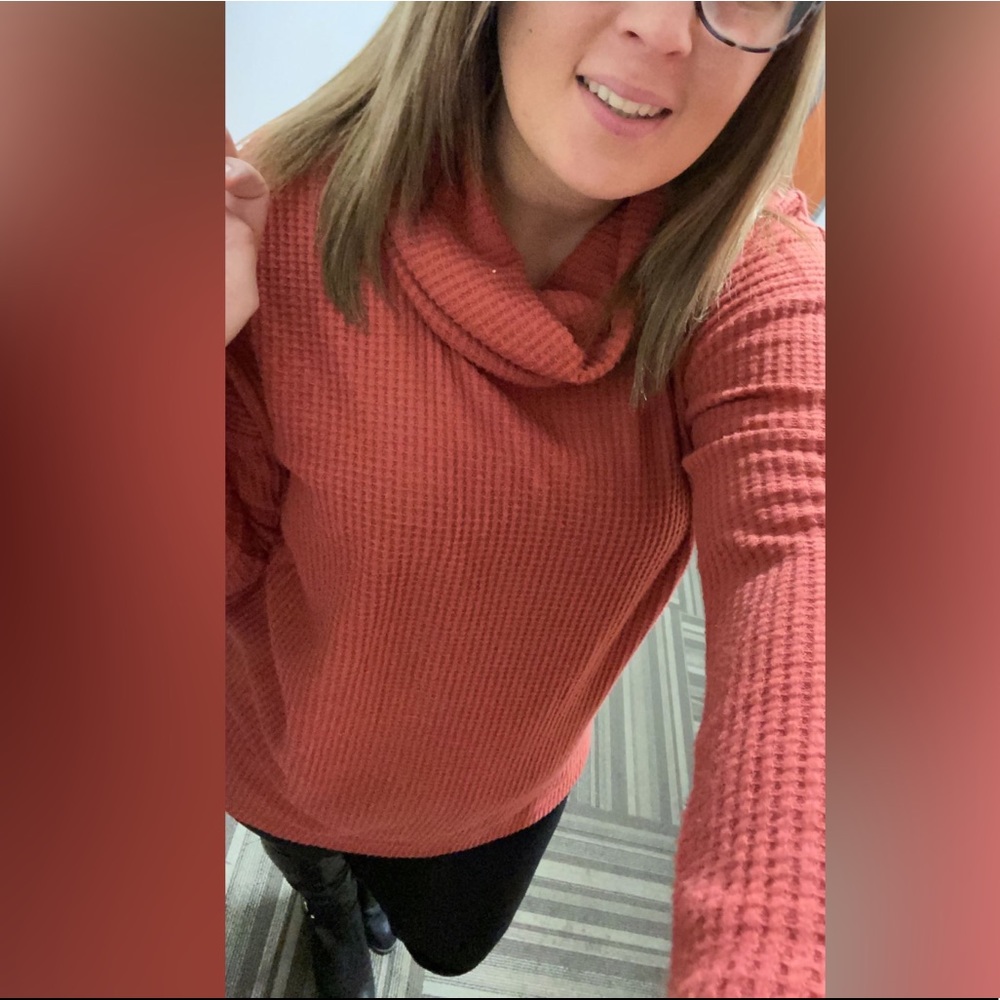 Vowel Neck Sweater